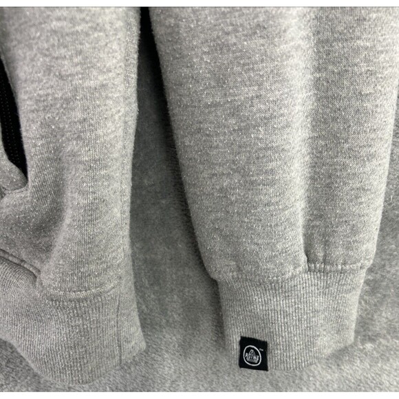 RS1NE Men's M/L Remains Endless Gray Embroidered Fleece Sweatshirt Hoodie **READ - Picture 10 of 15